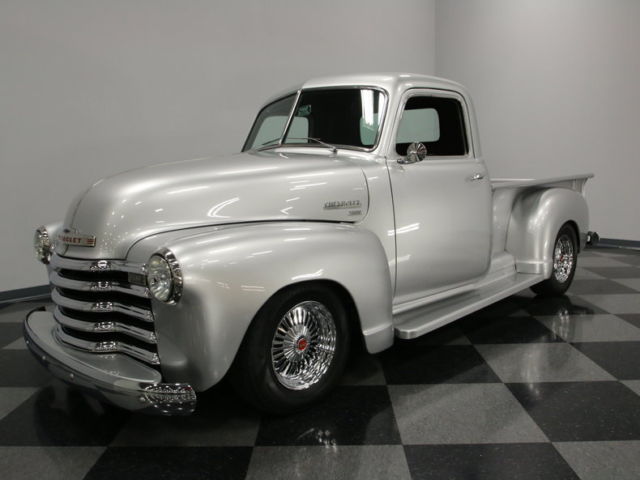SUPER SLICK 3 WINDOW, 400CI SMALL BLOCK, 4 WHEEL DISCS, LOOK AT THE INTERIOR! 1948 Chevrolet 3100 Three Window