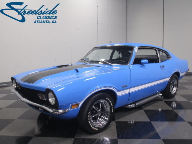 SUPER-SLICK MAVERICK, FRESHLY BUILT 302 V8, 5-SPEED, SIDEPIPES, FRONT DISCS!!! 1971 Ford Maverick