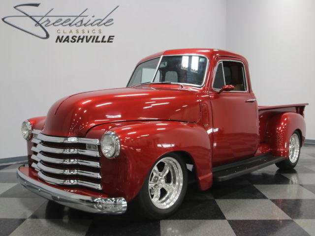 SUPER SLICK PAINT, 350CI MOTOR, A/C, AWESOME INTERIOR, NICE WOOD BED, SWEET P/U! 1950 Chevrolet 3100