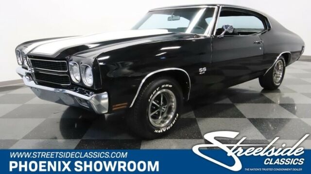 Super Sport Chevy BBC V8 Manual Muncie Classic Vintage Collector Black Clone Fou 1970 Chevrolet Chevelle SS 454 Tribute