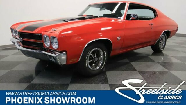Super Sport Clone V8 Muncie Manual Classic Vintage Collector Red Black Chevy BBC 1970 Chevrolet Chevelle SS 454 Tribute