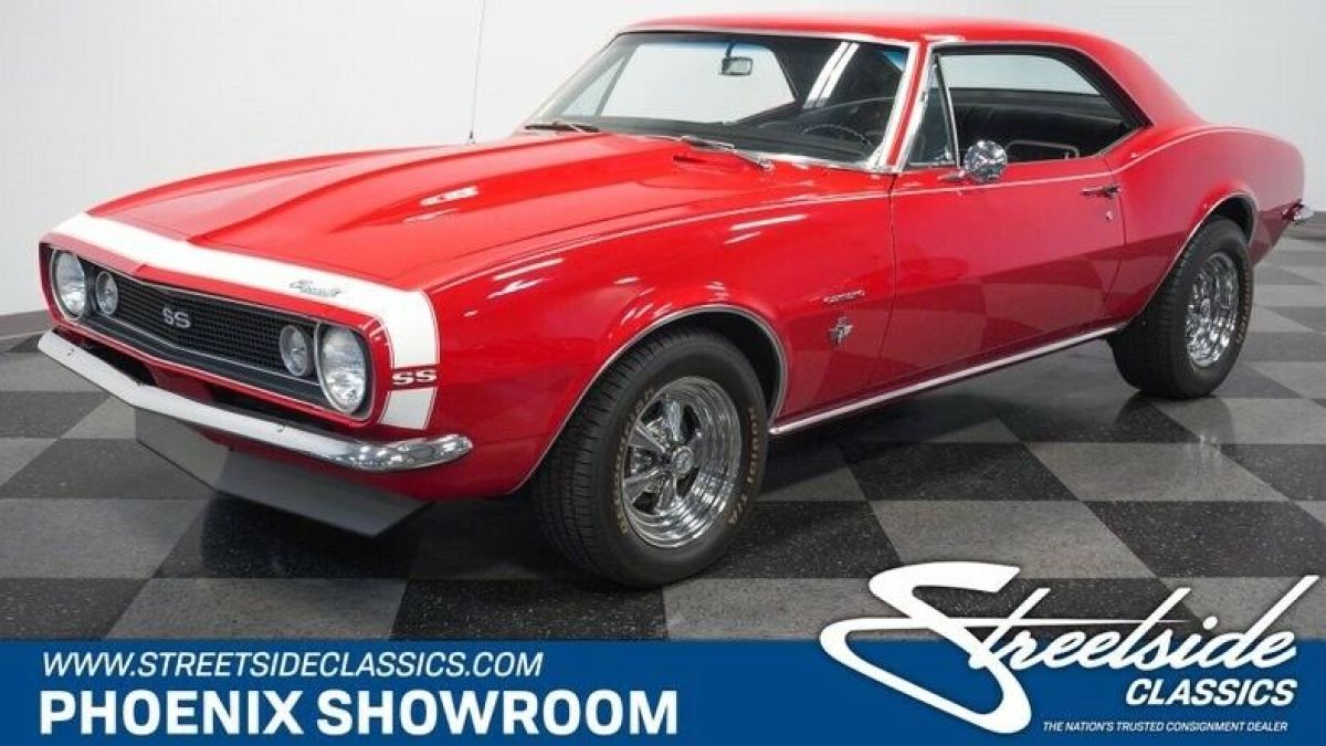 Super Sport V8 Auto Classic Vintage Collector Red Weiand Chevy Edelbrock 1967 Chevrolet Camaro