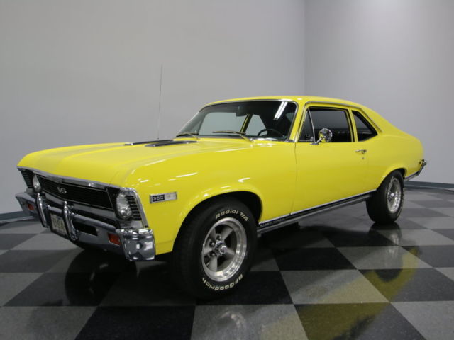 SUPER STRAIGHT, RAMJET 350, VINTAGE A/C, TONS OF DETAIL, DEEP LEMON ICE PAINT! 1968 Chevrolet Nova
