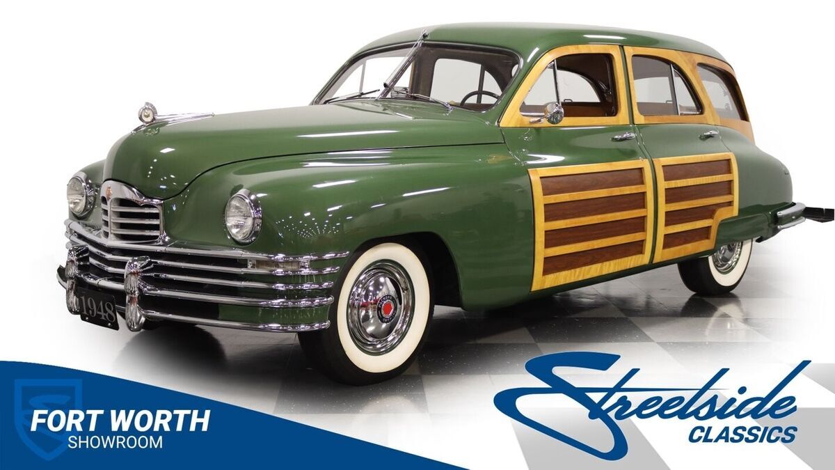 Superb Example! Fully Restored to Show, 288ci Rebuilt to 327ci, 3 Spd w/ Rare OD 1948 Packard Standard Eight Station Sedan Woody