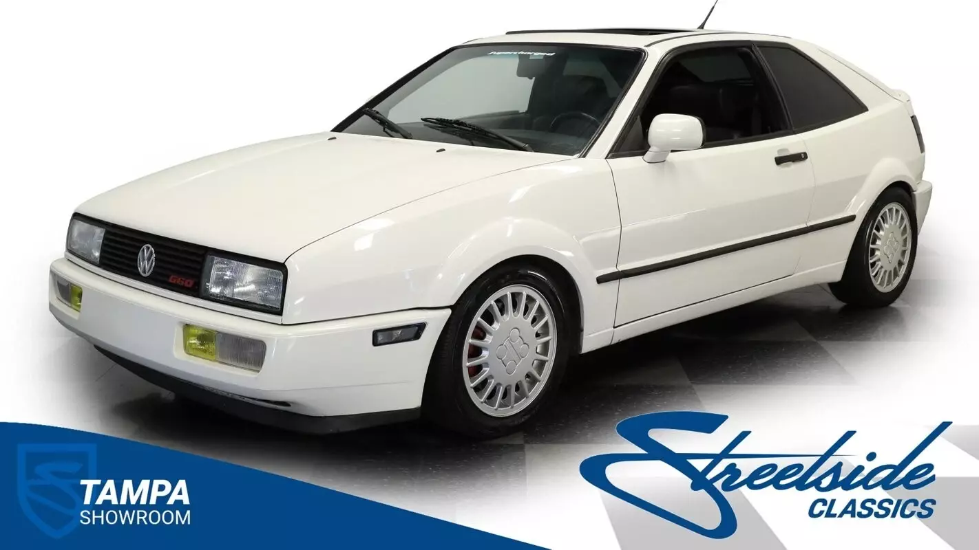 SUPERCHARGED 1.8L INLINE 4 5 SPEED MANUAL POWER 4 WHEEL DISC CLEAN HISTORY RAREL 1990 Volkswagen Corrado G60