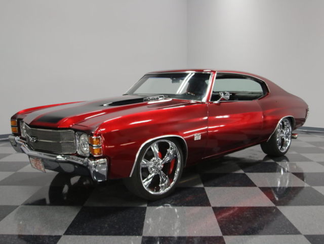 SUPERCHARGED 502CI, FULL CUSTOM INTERIOR, GLOSS PAINTED BOTTOM, A/C & MUCH MORE! 1971 Chevrolet Chevelle SS