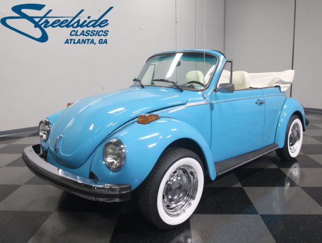 SUPERCLEAN BEETLE DROP-TOP, GREAT RESTO, 1600CC FLAT 4, 4-SPEED, READY 2 CRUISE 1976 Volkswagen Beetle - Classic Convertible