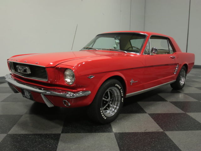 SUPERCLEAN C-CODE PONY, COLLECTOR OWNED, 302 V8, MANUAL, R134A A/C, DUALS, MAGS! 1966 Ford Mustang