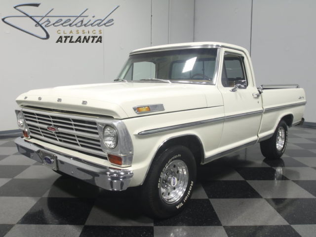 SUPERCLEAN SOUTHERN TRUCK, BUILT 360 V8, FRESH 4-SPEED, HEADERS, PWR BRAKES!! 1969 Ford F-100