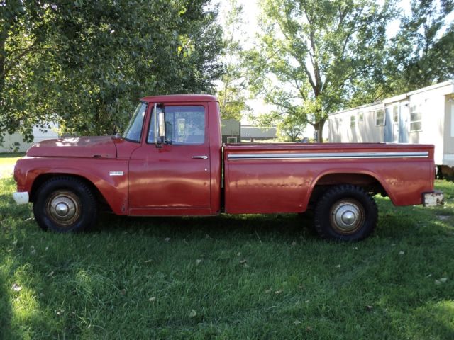SURVIVOR 1968 IH International Harvester Pickup 1200 1200C 345 4-speed 3/4-ton 1968 International Harvester 1200C