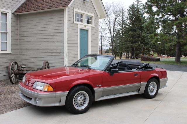 Survivor 1990 5.0 Mustang GT convertible with 34,000 original miles ALL STOCK 1990 Ford Mustang GT