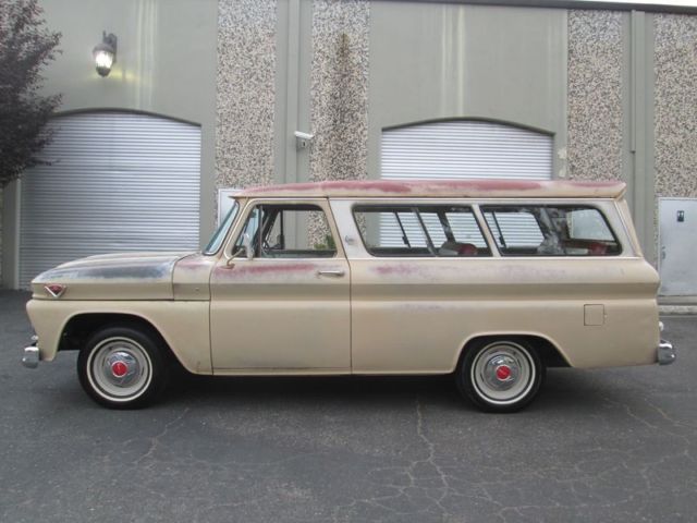 1966 Chevrolet C-10 NO RESERVE Carryall GMC A/T P/S P/B CA Blk Plates