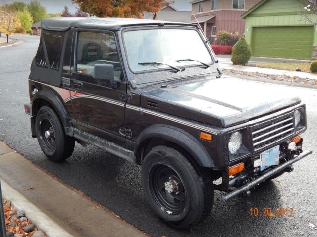 Suzuki Samurai comes with a towbar. Good for RV tow. New top, runs great. 1988 Suzuki Samurai JX