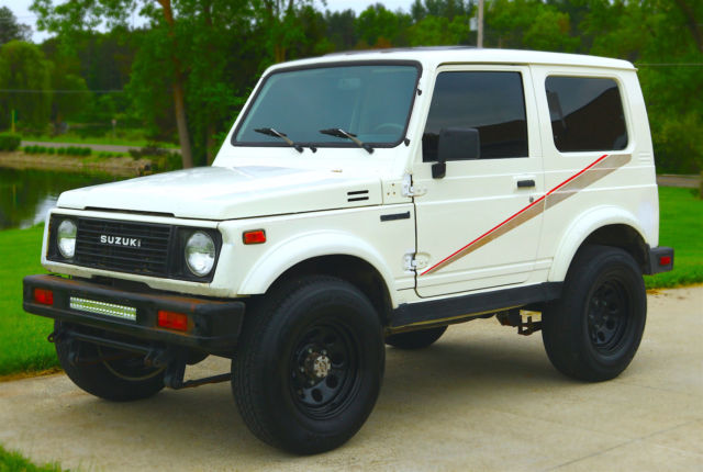 Suzuki Samurai Off Road Vehicle 1987 Suzuki Samurai Full Rebuilt Tranny Engine 1987 Suzuki Samurai Black