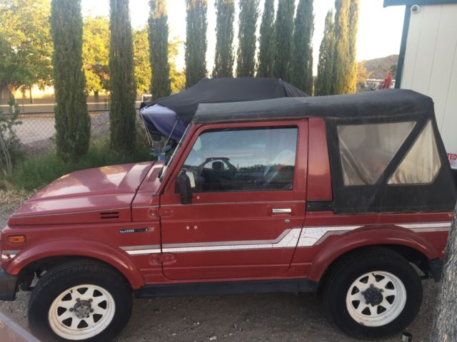 SUZUKI SAMURAI ORIGINAL CONDITION 4X4 5 SPEED RUST FREE NEVADA CAR 1986 Suzuki Samurai