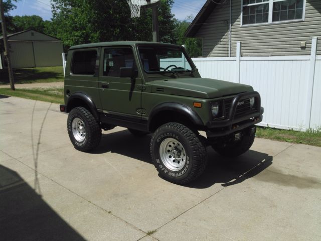 SUZUKI SAMURAI , VERY NICE, CLEAN TIN TOP, IN UNBELIEVABLE SHAPE, 1;6 NO.RUST! 1986 Suzuki Samurai JX