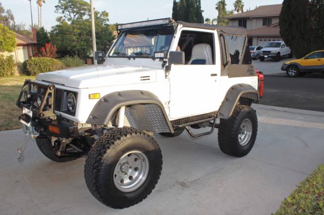 SUZUKI SAMURAI W/GEO 16 VALVE TRACKER MOTOR. BASICALLY 33 % MORE HP 1987 Suzuki Samurai JX