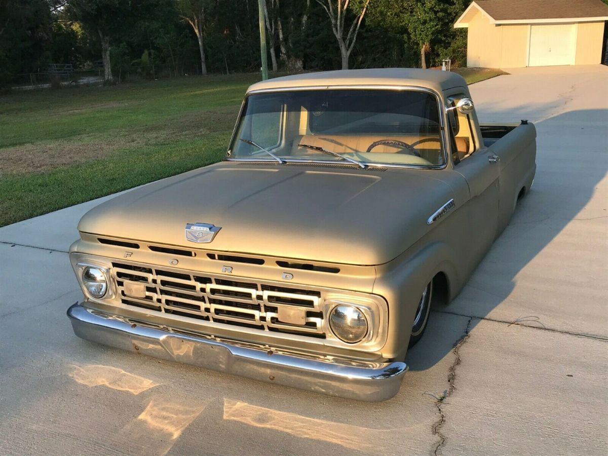 SWB. 302 H.O. Auto OD. Full Air Ride. Z-Notch. Mustang 2 Front End. Lays Rocker 1962 Ford F-100