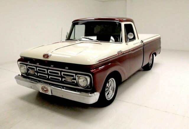 Sweet 292ci V8/4-Speed Manual Trans/Vinyl Covered Bed/Excellent Chrome & Trim 1964 Ford F100 Pickup