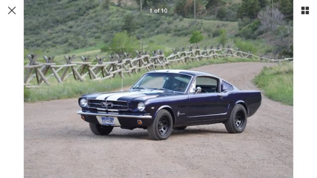 Sweet Fastback! 1965 Ford Mustang Fastback