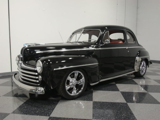 SWEET FAT-FENDER '47, FORD 302 V8, AUTO, CUSTOM INTERIOR, R134 AC, PS, PWR DISC 1947 Ford Coupe