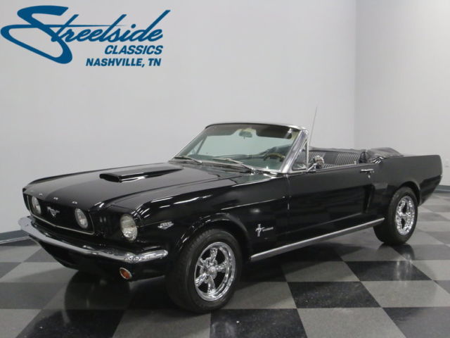 SWEET TRIPLE BLACK MUSTANG VERT, STRONG 302CI MOTOR, 4 SPEED, FRONT DISCS, NICE! 1965 Ford Mustang