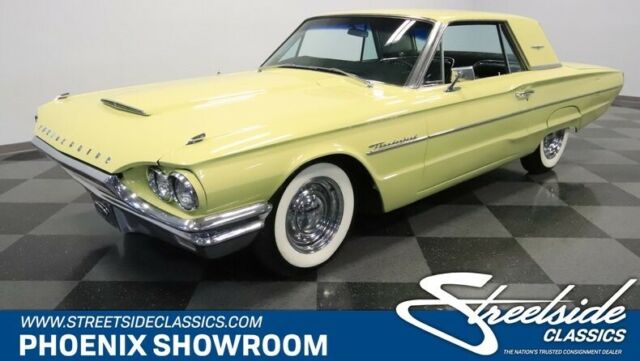T-Bird Bird V8 Auto Classic Vintage Collector Original Factory Green Black Cruis 1964 Ford Thunderbird --