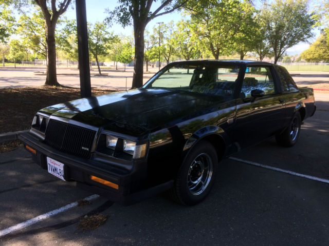 T-Tops All Original Never Modified 82K Needs Paint 1987 Buick Grand National Grand National