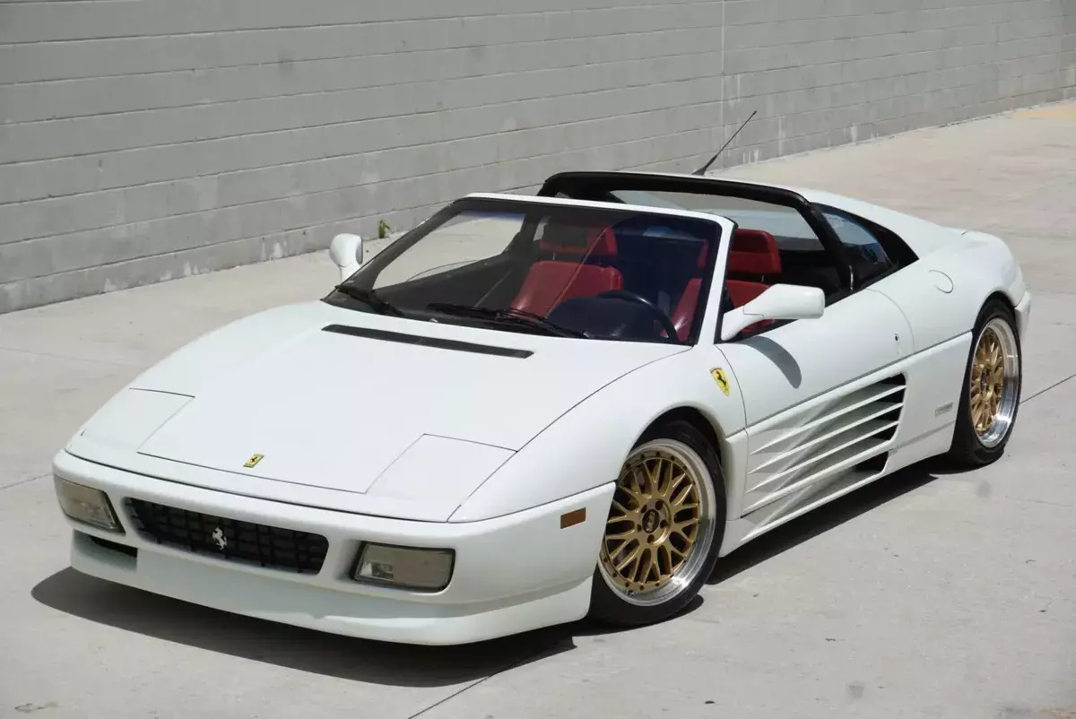 Targa Top - Gated - Red Interior - 1990 Ferrari 348