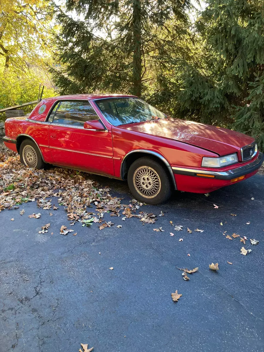 TC Maserati Sport Coupe by Chrysler 1991, Ginger Leather Interior, needs work 1991 Chrysler TC Maserati Sport Coupe Convertible