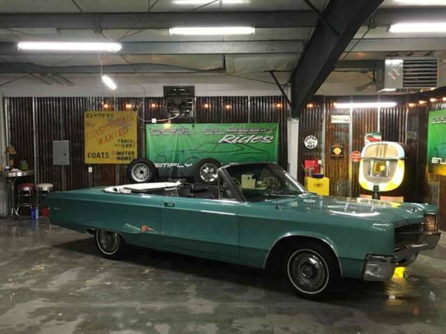 Teal Chrysler 300 with 100 Miles available now! 1967 Chrysler 300 Series Two Door Convertible