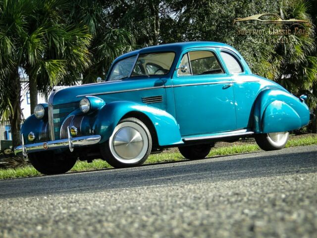 Teal Pontiac Business Coupe with 2792 Miles available now! 1939 Pontiac Business Coupe 2 Door