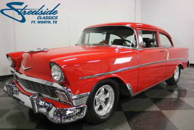 TERRIFIC HIGHWAY CRUISER W/ 350 CRATE V8, 700R4, AC, PS/PB W/ 4 WHL DISCS, NICE! 1956 Chevrolet Bel Air/150/210