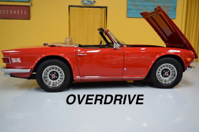 test drive VIDEO ..... fully restored ..... OVERDRIVE & Performance Upgrades 1972 Triumph TR-6