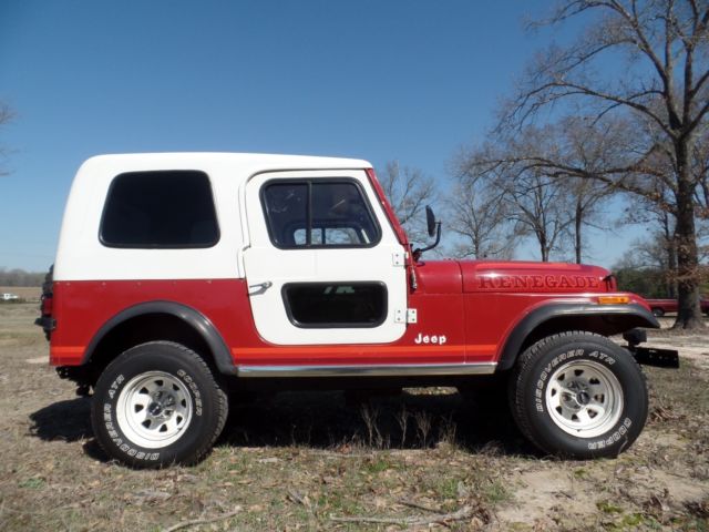 TEXAS SOLID GARAGE KEPT LOW MILEAGE RARE ACME HARDTOP COLLECTOR QUALITY 1981 Jeep Renegade 4X4 100% ORIGINAL LOW MILEAGE GARAGE KEPT SURVIVOR