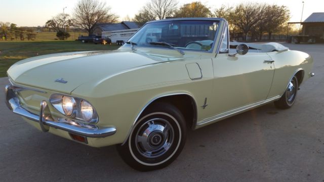 Texas Survivor 1965 Chevy Corvair Monza 140HP 4 carb 4-speed convertible / VIDEO 1965 Chevrolet Corvair Monza