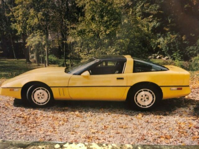 The 1986 corvette was purchased in Warwick, New York, & has 12,219 miles, color 1986 Chevrolet Corvette