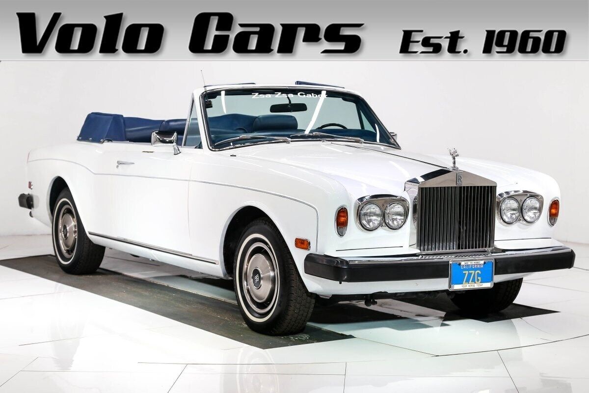 The Car Zsa Zsa Gabor Owned and Was Driving When She Slapped The Cop In 1989. 1979 Rolls-Royce Corniche