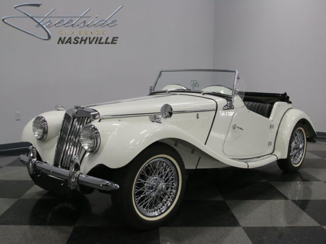 THE MG TO OWN, NICELY FINISHED IN WHITE/BLACK COLORS, 1250CC MOTOR, FUN FUN! 1954 MG T-Series