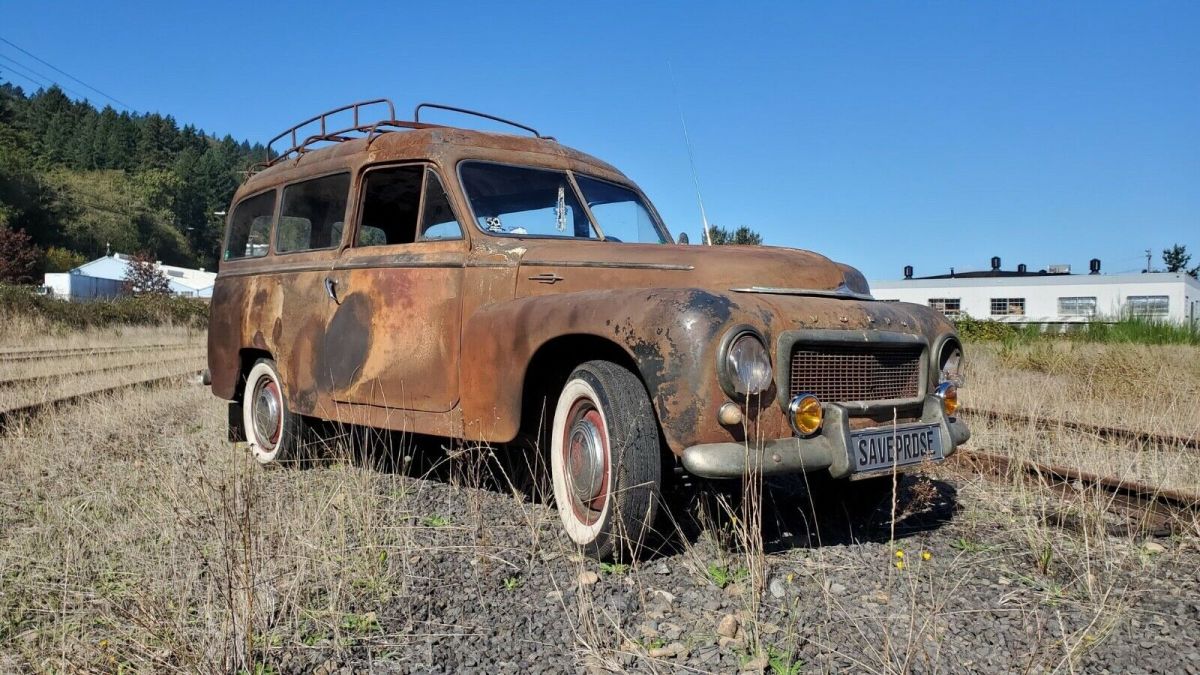 1957 Volvo 445 burned - photo 4