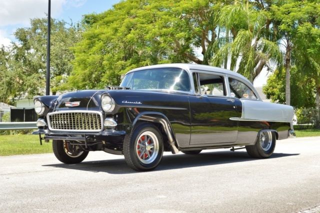 THE PERFECT STREET BEAST!! 55 SHOE BOX - FAST! AND LOUD!! 1955 Chevrolet Bel Air/150/210