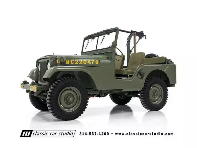 The Willys M38A1 enjoyed widespread use as a military vehicle. 1955 Willys M38A1