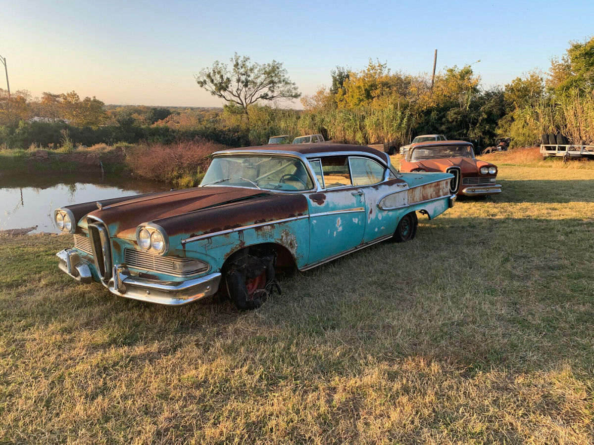 This auction is for TWO 1958 Edsel Pacer Four Door Hardtops. 1958 Edsel Pacer