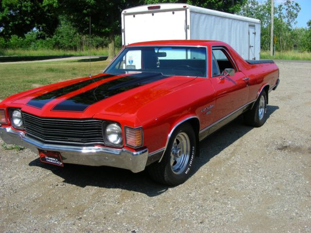 this car is strait as an arrow ground up restore couple years ago 1972 Chevrolet El Camino