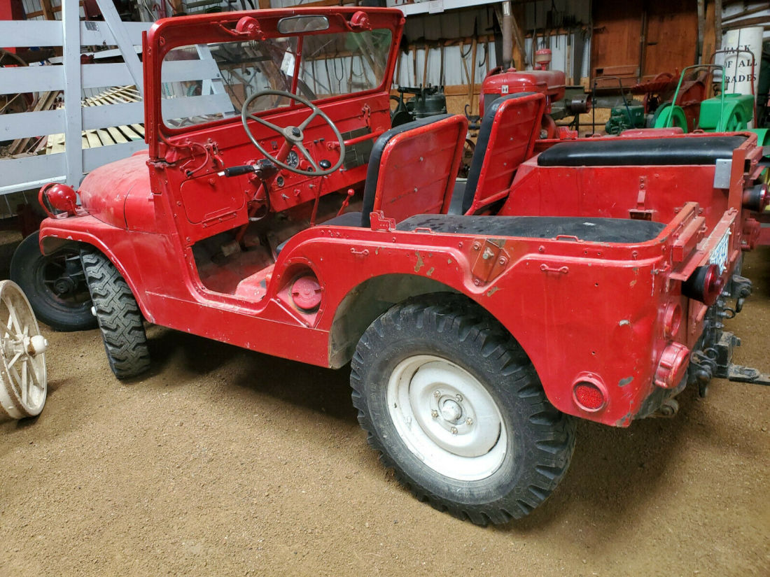 This is a 1953 Willys Jeep M38 That Needs Restoration Not A Model CJ3B 1953 Willys CJ3B