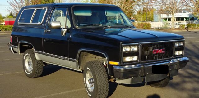 This is a GMC Jimmy same as Blazer K5 - Fuel Injection, passed emissions tests. 1991 Chevrolet Blazer
