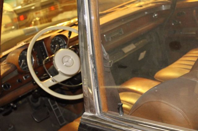 This is one of the 321 /non limo /survivor drivers lefts. Black and koniac inter 1966 Mercedes-Benz 600-Series