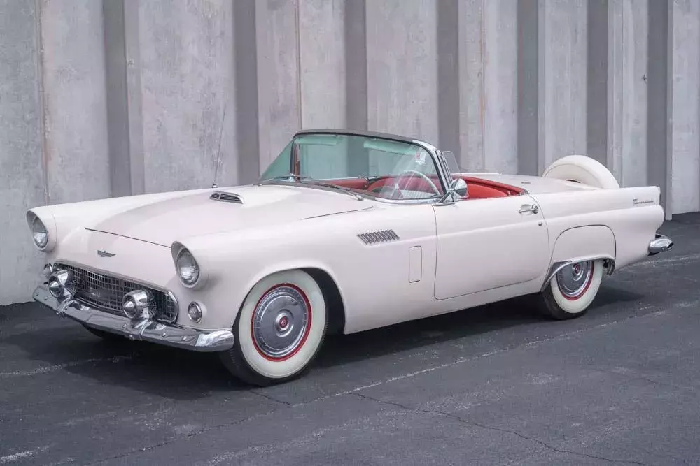 This restored T-bird has been in a museum collection in AZ for the past 10 yrs 1956 Ford Thunderbird Roadster