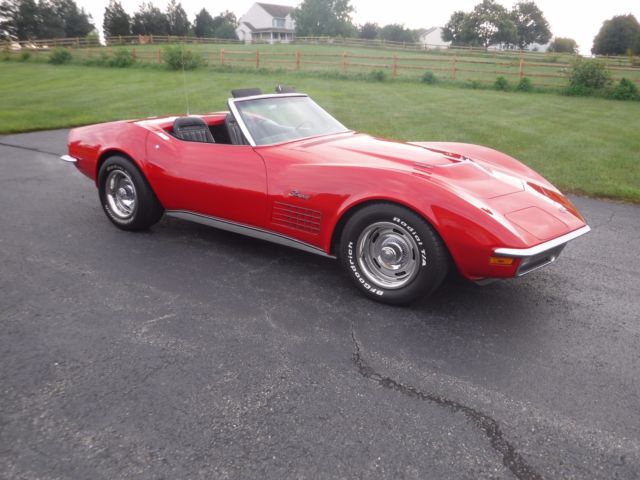 THIS VETTE IS HEAVILY DOCUMENTED W/ TANK STICKER /MOS/ TITLE HISTORY & RECEIPTS 1971 Chevrolet Corvette Convertible