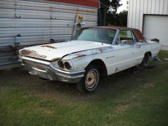 THUNDERBIRD 1964-PARTS CAR-bill of sale-no motor/trans-has 9"rearend 1964 Ford Thunderbird t-bird 2-dr Landau